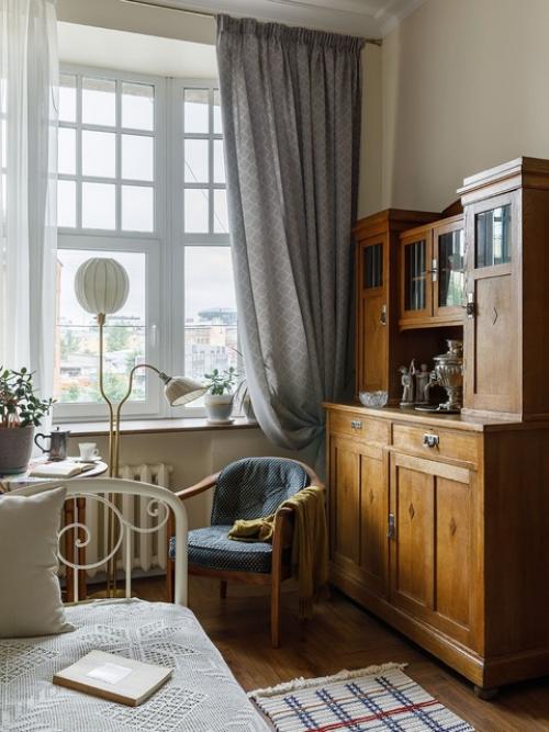 Семейные компромиссы. Дизайнер Анна король создала для своей семьи уютный интерьер со множеством винтажных вещей. 04