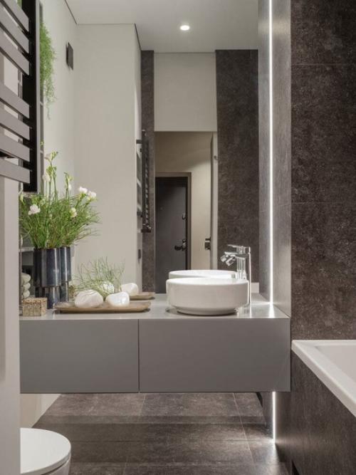 Современный функциональный интерьер трешки для семьи. 08