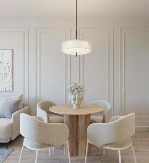 Светлый проект однокомнатной квартиры 50 м 2 в ЖК цивилизация на Неве в Санкт-петербурге. 02