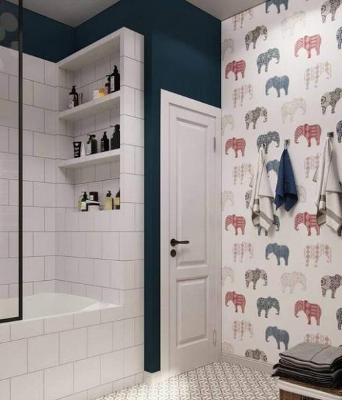 Ванная комната в скандинавском стиле. 06