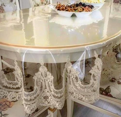 Силиконовая прозрачная скатерть на стол - необходимая вещь для создания уюта в каждом доме. 01