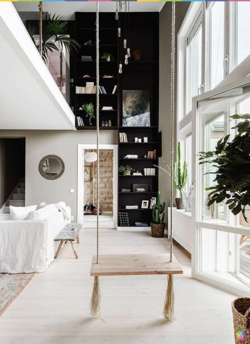 Квартира в скандинавском стиле с винтажным характером ч. 1. 01