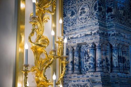 Изразцовые печи Xviii века в интерьере екатерининского дворца. 03