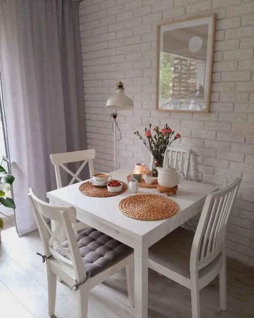 Теплый дизайн интерьера с мебелью Ikea. 04