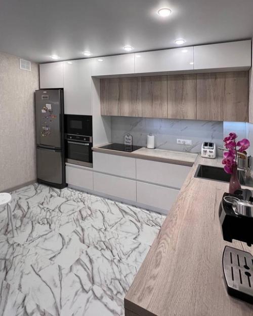 Лаконичный минимализм на кухне наших заказчиков. 03