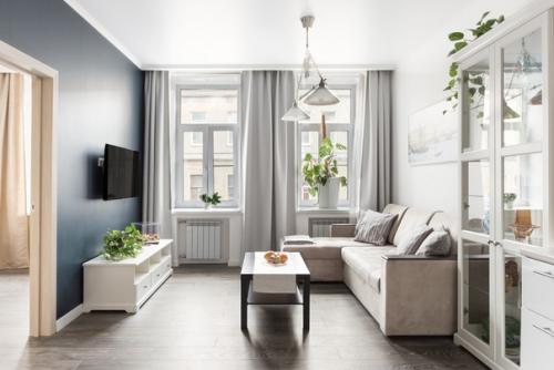 Peмoнт трехкомнaтной квартиры в cкандинавcкoм стиле 92 кв. 01