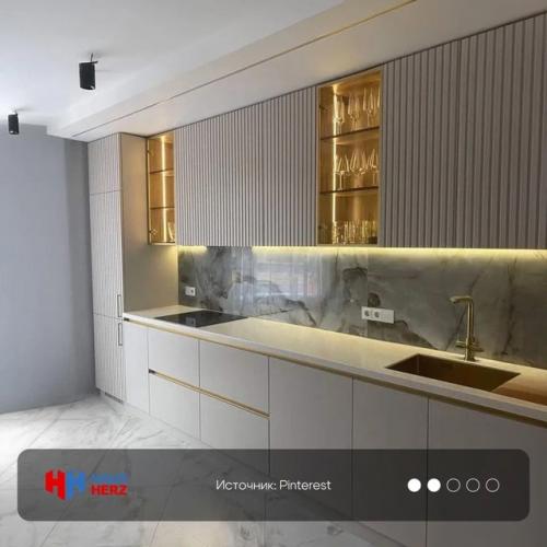 Эстетика в каждой линии: любуемся светлыми кухонными интерьерами. 02
