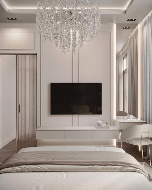 Спальня в стиле современной классики. 01