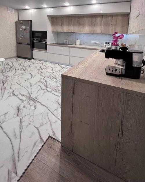 Лаконичный минимализм на кухне наших заказчиков. 05