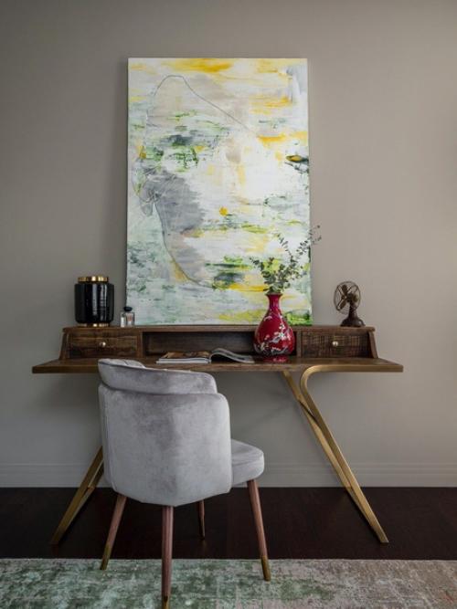 Реализованный интерьер современнойая квартиры, площадью 70 кв. 05