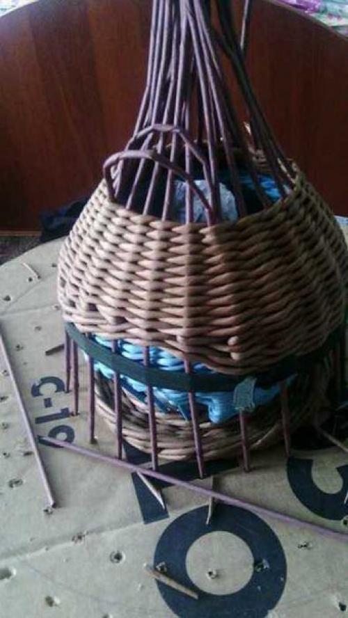 Плетение из газет Чайный Домик? 06