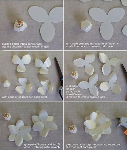 Красивые бумажные цветы гардении своими руками? 05