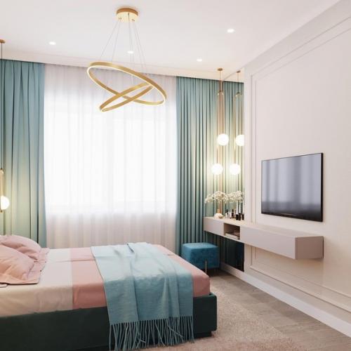 Восхитительный дизайн - проект однокомнатной квартиры, + планировка. 04