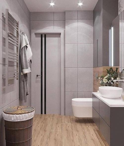 Стильный проект совмещенного санузла. 01