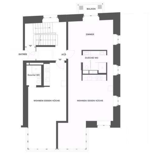 Квартира в старом доме в Цюрихе. 05