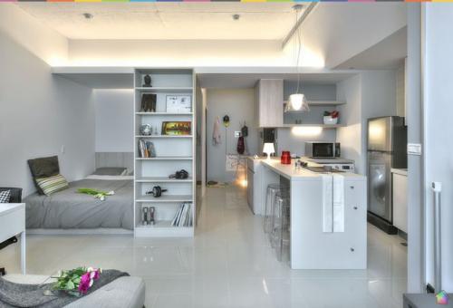 Дизайн интерьера квартиры - студии 32 кв. 05