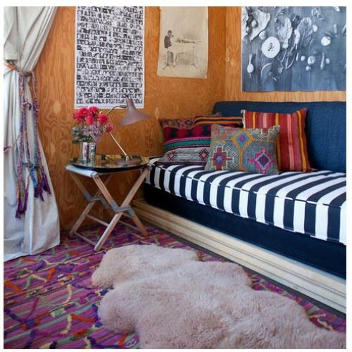 Дом дизайнера Фрэнсис меррил: фьюжн из любимых вещей на 46 кв. 09