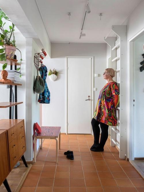 Дом архитектора интерьеров виры Браун, в котором есть место для веселья и яркости. 01