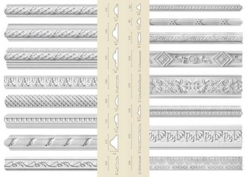 Отделка молдингом: дизайн, материалы, монтаж. 01