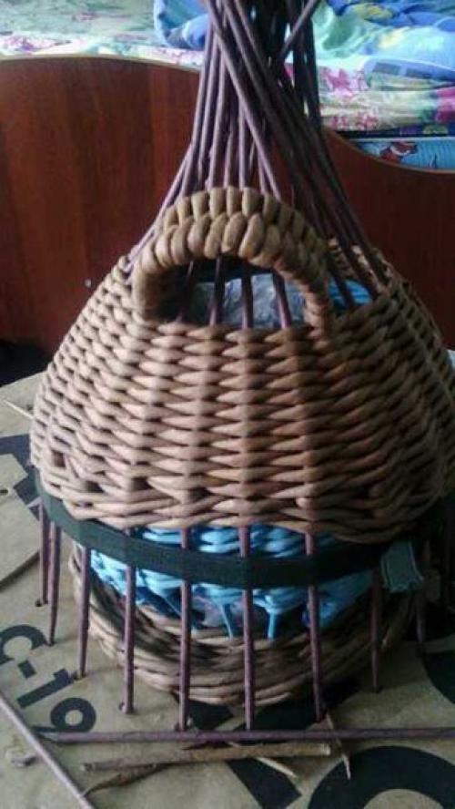 Плетение из газет Чайный Домик? 07