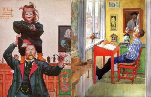 История художника, который рисовал своих дочек и смог создать скандинавский стиль интерьеров задолго до Икеа. 06