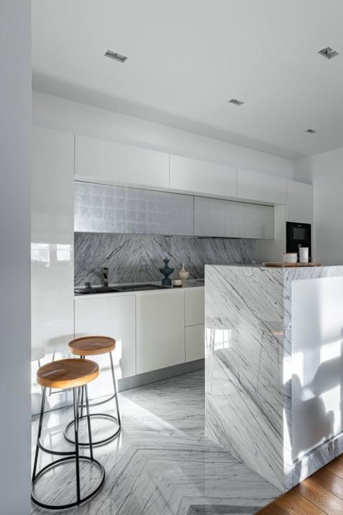 Реализованный интерьер квартиры, площадью 94 кв. 03