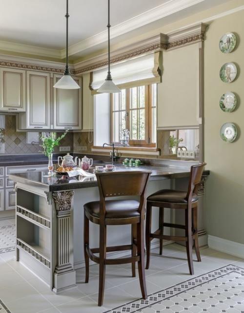 Роскошный интерьер дома в английском стиле. 06