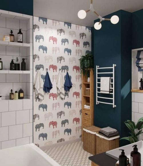 Ванная комната в скандинавском стиле. 04