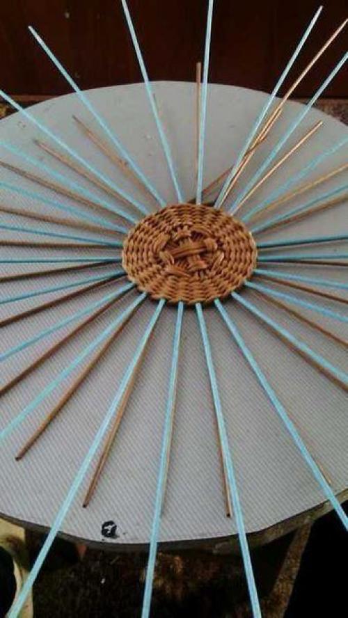 Плетение из газет Чайный Домик? 01