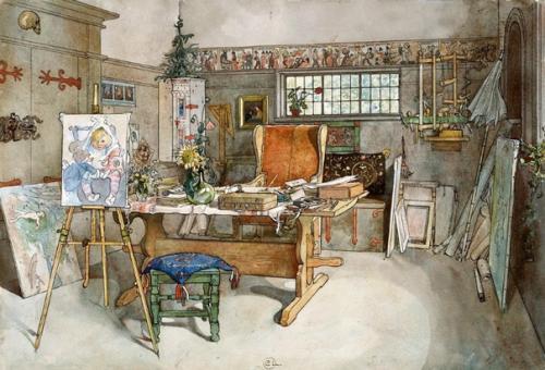 История художника, который рисовал своих дочек и смог создать скандинавский стиль интерьеров задолго до Икеа. 03