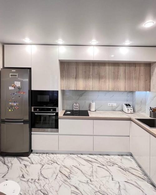 Лаконичный минимализм на кухне наших заказчиков. 01