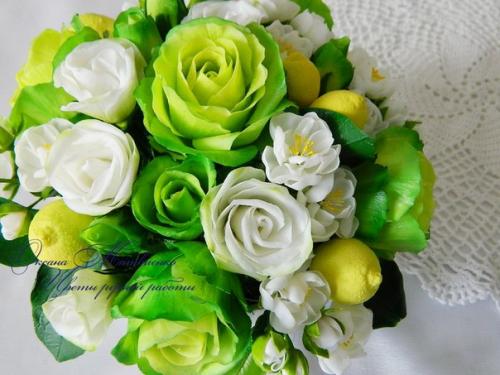 Интерьерная композиция в жёлто-зелёных тонах. 02