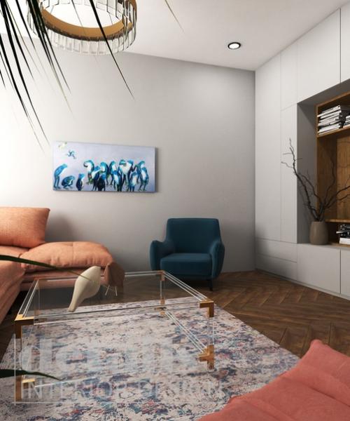 Дизайн интерьера гостиной комнаты. 05