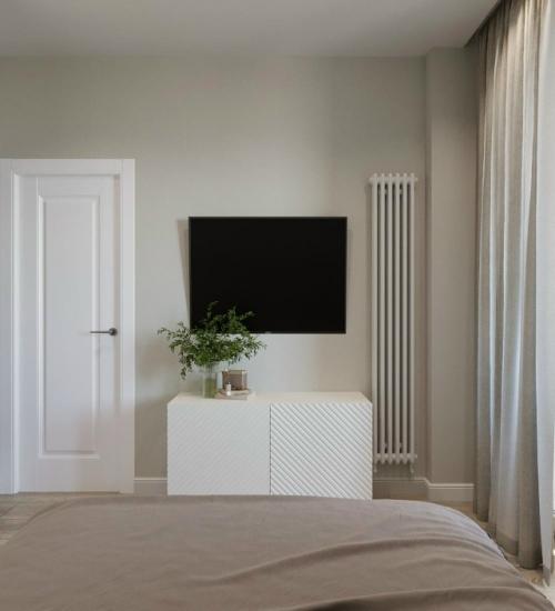 Светлый проект однокомнатной квартиры 50 м 2 в ЖК цивилизация на Неве в Санкт-петербурге. 08