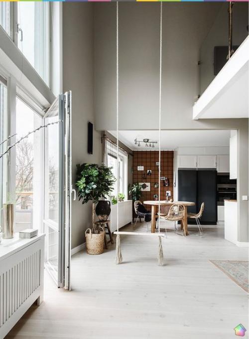 Квартира в скандинавском стиле с винтажным характером ч. 1. 02