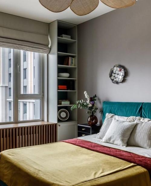 Дизайнер Антонина Московцева оформила однушку 45 м с ремонтом от застройщика. 02