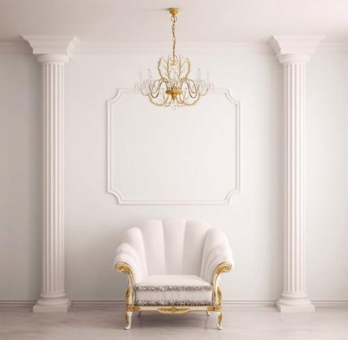 Отделка молдингом: дизайн, материалы, монтаж.