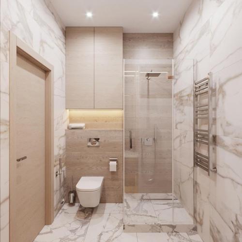 Восхитительный дизайн - проект однокомнатной квартиры, + планировка. 07