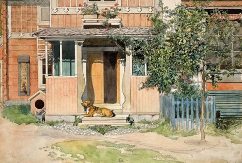 История художника, который рисовал своих дочек и смог создать скандинавский стиль интерьеров задолго до Икеа. 04