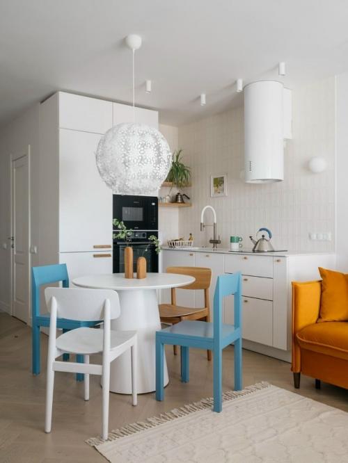 Реализованный интерьер квартиры.