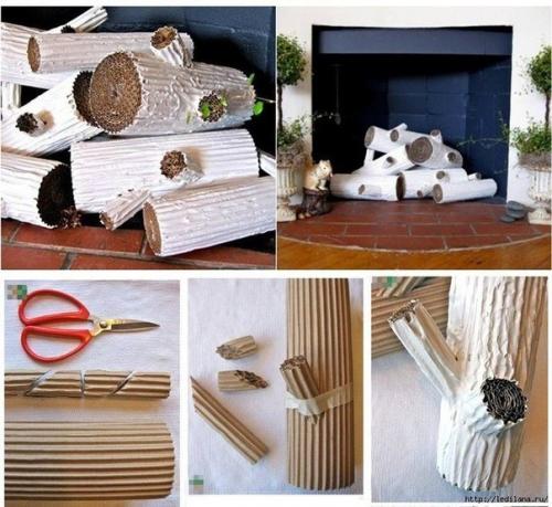 Идеи для поделок из картона и газет. 01
