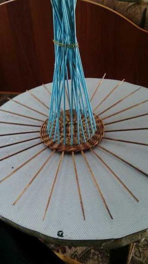 Плетение из газет Чайный Домик? 02