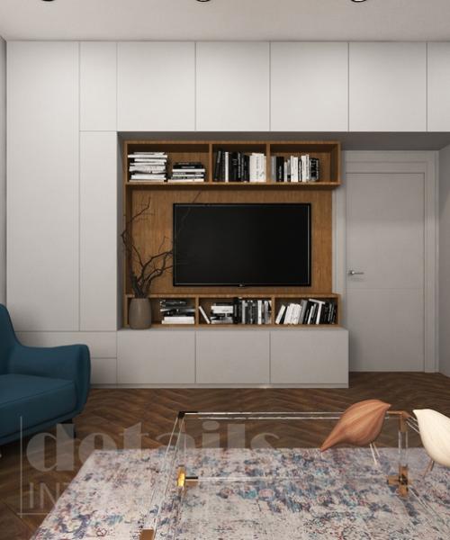 Дизайн интерьера гостиной комнаты. 07