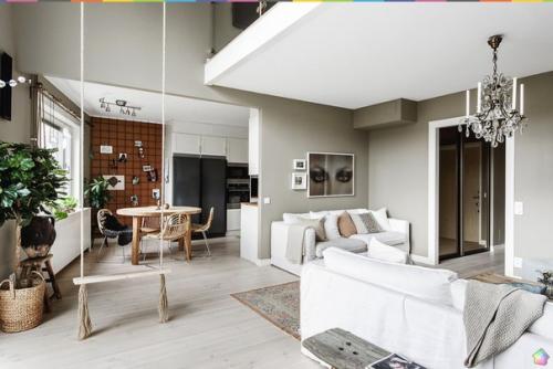 Квартира в скандинавском стиле с винтажным характером ч. 1. 05