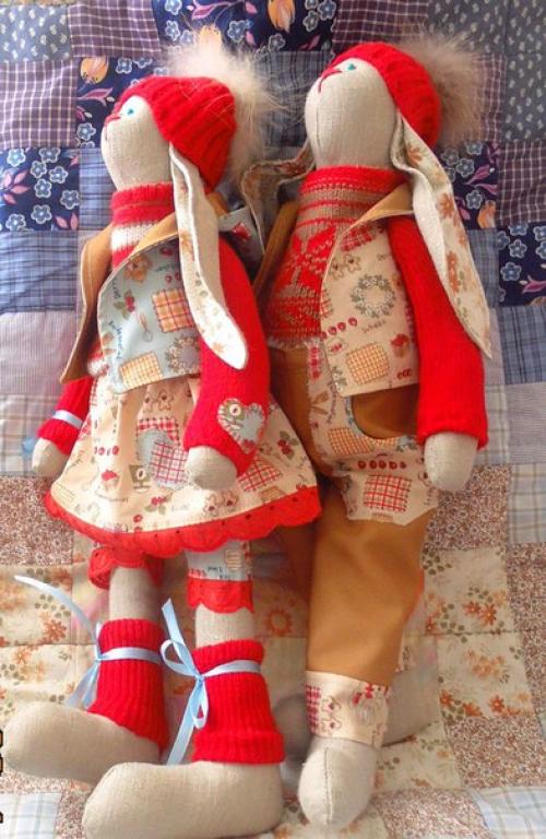 История создания куклы тильды. 06