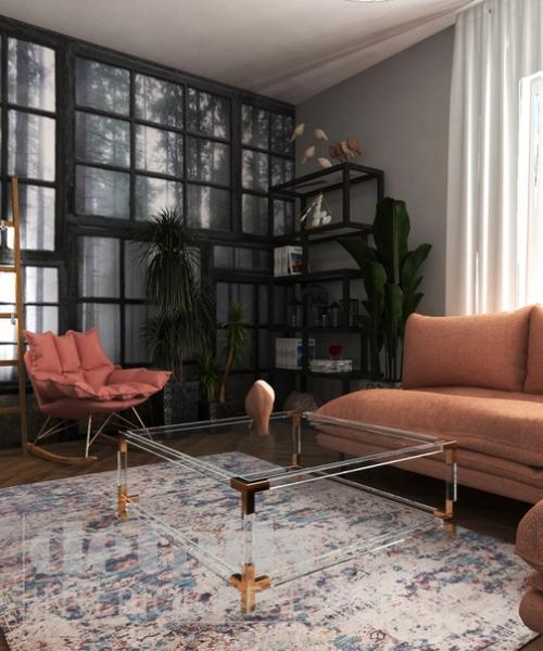 Дизайн интерьера гостиной комнаты. 01