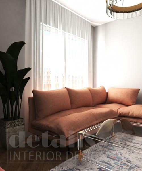 Дизайн интерьера гостиной комнаты. 04