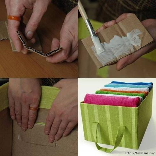 Идеи для поделок из картона и газет. 02