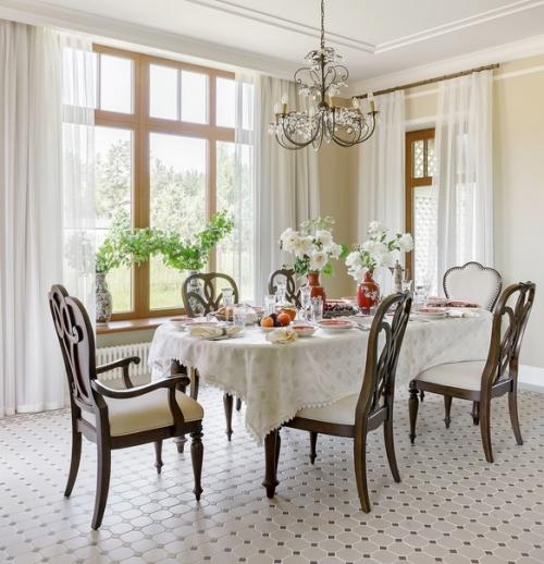 Роскошный интерьер дома в английском стиле. 05