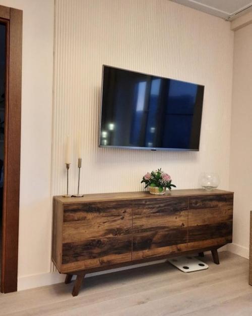 Уютный, приятный интерьер кухни - гостиной. 05